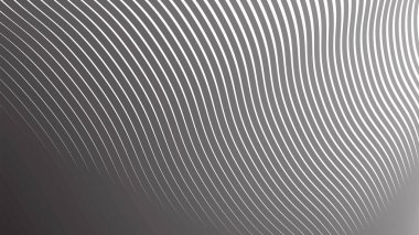 Modern Minimalist Akışkan Vektör Tasarımlı Gri Dalga Çizgisi Soyut Arkaplanı