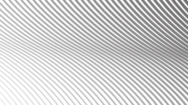 Grey Wavy Line Abstract Background in Modern Minimalist Flowing Vector Design with Smooth Pattern