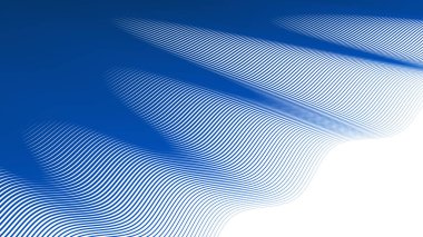 Mavi çizgiler soyut arkaplan dalgaları yumuşak akış çizgileri modern dinamik desen tasarımı