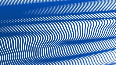 Mavi çizgiler soyut arkaplan dalgaları yumuşak akış çizgileri modern dinamik desen tasarımı