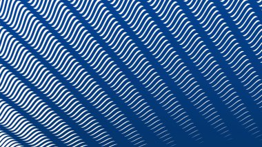 Mavi çizgiler soyut arkaplan dalgaları yumuşak akış çizgileri modern dinamik desen tasarımı