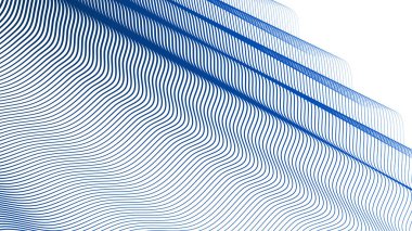 Mavi çizgiler soyut arkaplan dalgaları yumuşak akış çizgileri modern dinamik desen tasarımı