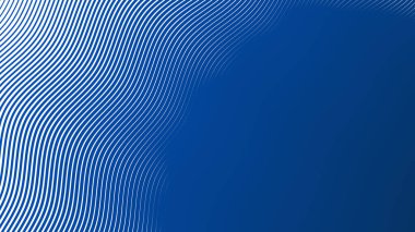 Mavi çizgiler soyut arkaplan dalgaları yumuşak akış çizgileri modern dinamik desen tasarımı