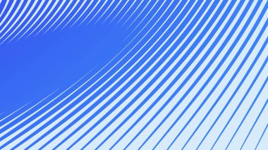 Mavi Gökyüzü Çizgileri Çizgisi Soyut Arkaplan Yumuşak Modern Asgari Akış Tasarımı