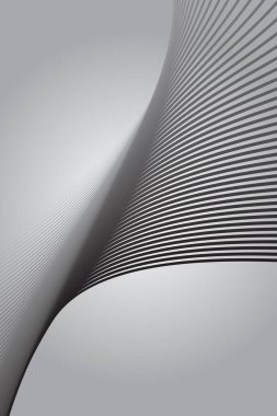 Siyah çizgili ve modern minimal tasarımlı gri gradyan arkaplan