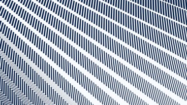 Modern Dinamik Geometrik Desen Tasarımı ile Mavi ve Beyaz Zigzag Çizgili Soyut Arkaplan