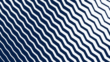 Modern Dinamik Geometrik Desen Tasarımı ile Mavi ve Beyaz Zigzag Çizgili Soyut Arkaplan