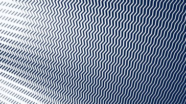 Modern Dinamik Geometrik Desen Tasarımı ile Mavi ve Beyaz Zigzag Çizgili Soyut Arkaplan