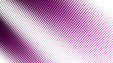 Modern Minimal Dijital Tasarım dalında Yarıton Dot Soyut Arkaplanı ile Koyu Mor Derece