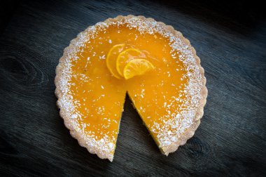 Taze turuncu cheesecake 