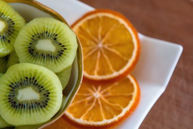 Tatlı kivi ang kuru turuncu