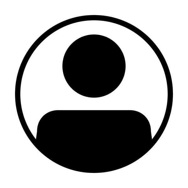 Icon - Человек, профиль, бизнесмен, менеджер, клиент, клиент, икона — стоковый вектор
