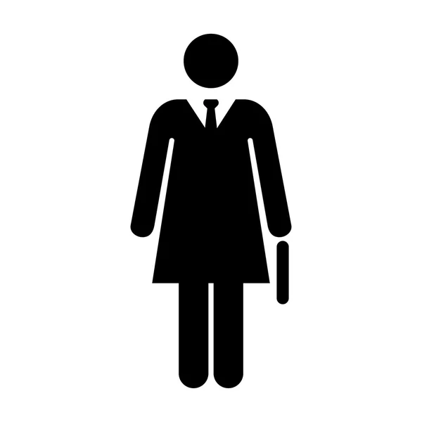 Icône utilisateur - Femme, Profil, Femme d'affaires, Personne, Personnes, Client, Icône client — Image vectorielle