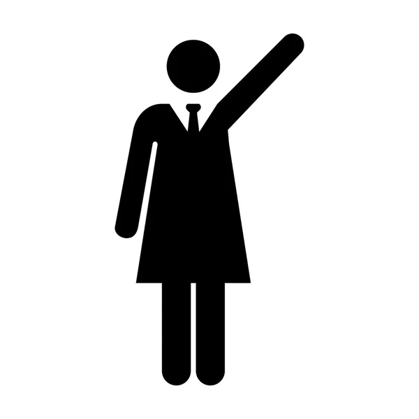 Icono de usuario - Mujer, Perfil, Empresaria, Persona, Personas, Cliente, Icono de cliente — Archivo Imágenes Vectoriales