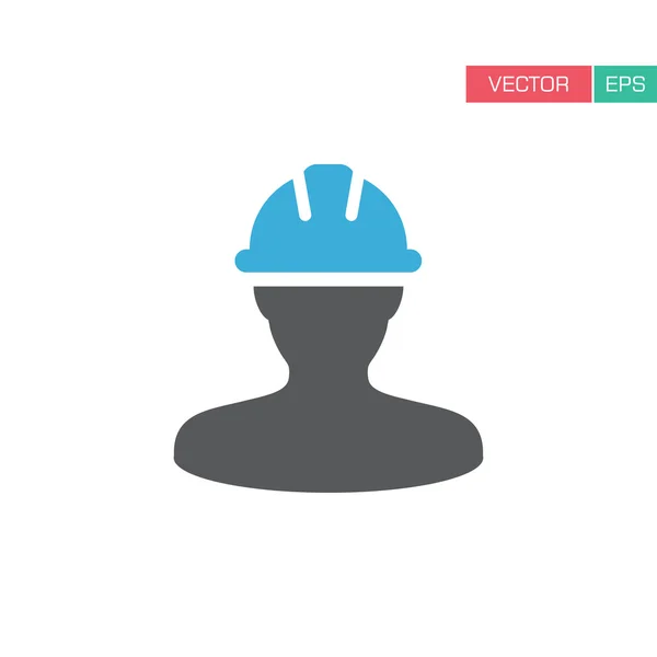 Worker Icon - Construction, Builder, Workman, Surveyor, Craftsman, Factory, Industry User Icon — Stockový vektor