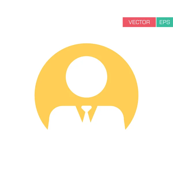 Icône utilisateur - Homme, Profil, Homme d'affaires, Gestionnaire, Client, Icône client — Image vectorielle