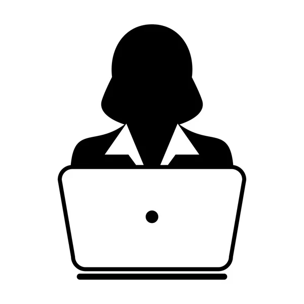 User Icon - Laptop, Computer, Device, Worker Vector illustration