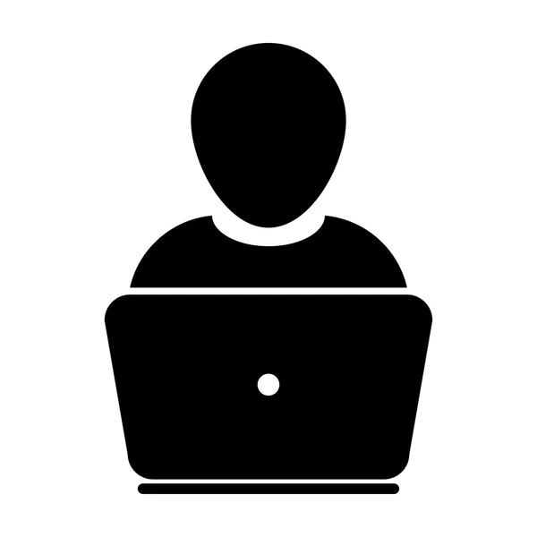 用户图标-笔记本电脑，计算机，设备，工字形矢量图 — 图库矢量图片