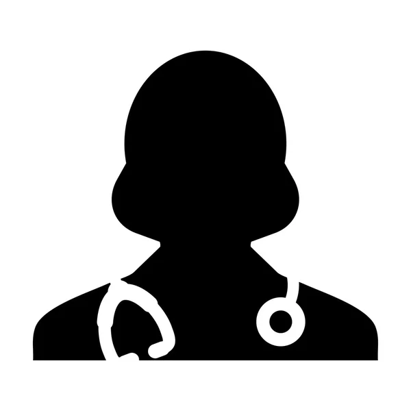 Woman Doctor, Physician, Medical, Healthcare, Surgeon Icon — 图库矢量图片