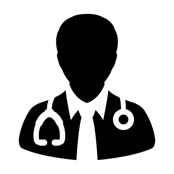 Médico, Médico, Médico, Cuidados de saúde, Ícone do cirurgião —  Vetores de Stock
