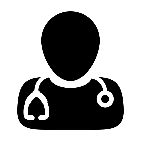 医生， 医生， 医疗， 医疗保健， 外科医生图标 — 图库矢量图片