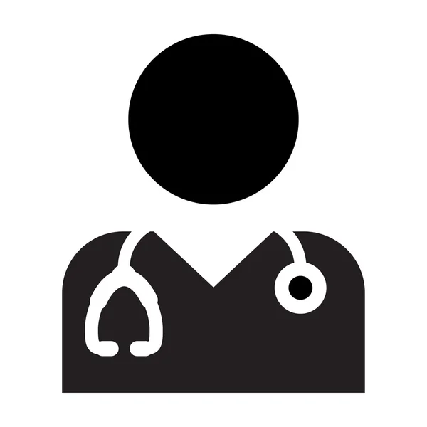 Arts, arts, medische, gezondheidszorg, chirurg icoon — Stockvector