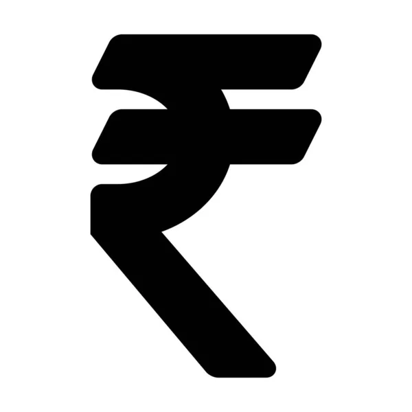 Digital Rupee Icon Vector Currency Symbol Digital 트랜잭션을 디지털 트랜잭션 — 스톡 벡터