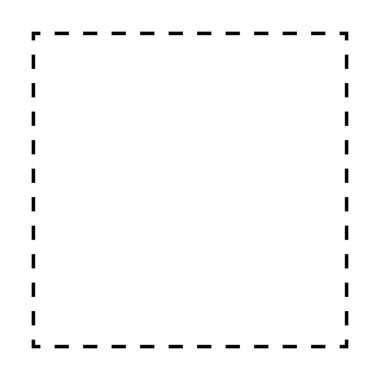 Pictogram illüstrasyonunda yaratıcı grafik tasarımı için kare biçimli simge vektör sembolü