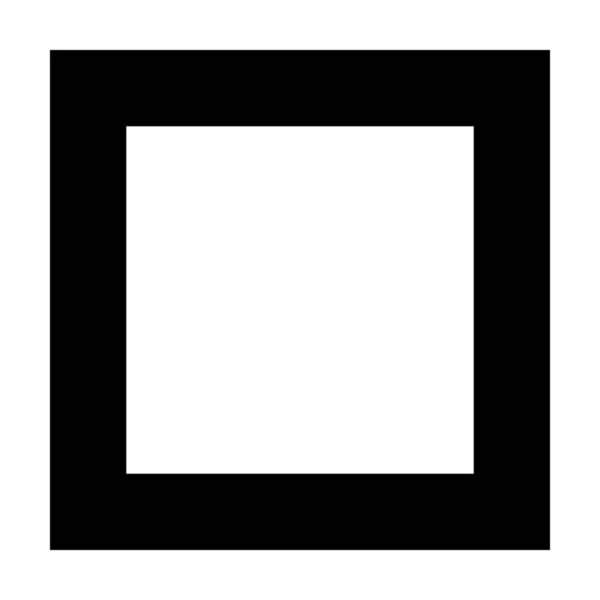Символ Вектора Квадратной Формы Элемента Креативного Графического Дизайна Иллюстрации Пиктограммы — стоковый вектор