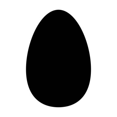 Piktogram illüstrasyonunda yaratıcı grafik tasarımı için Oval şekil vektör simgesi