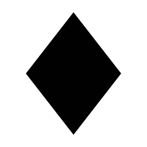 Rautenform Symbol Vektor Symbol Für Kreatives Grafikdesign Element Einer Piktogramm — Stockvektor
