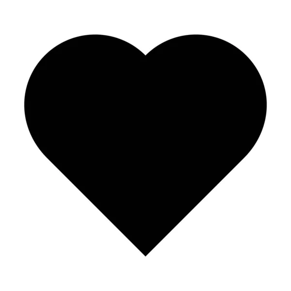 Coeur Symbole Icône Vecteur Pour Conception Graphique Créative Élément Dans — Image vectorielle