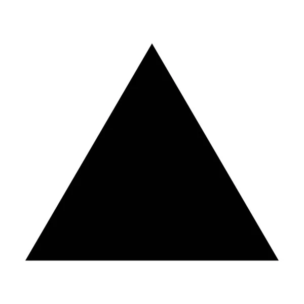 Trojúhelníkový Symbol Vektoru Tvaru Pro Kreativní Grafický Design Prvek Piktogramu — Stockový vektor