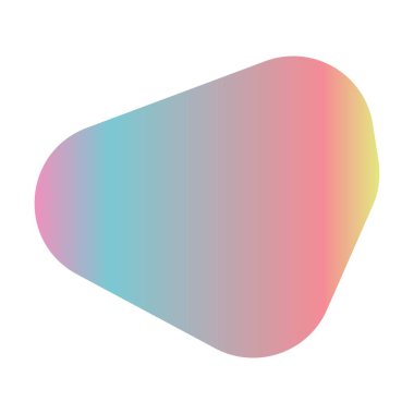 Soyut Gradyan Akışkan Şekil Ögesi Modern Renkli Blob Vektörü İllüstrasyonu