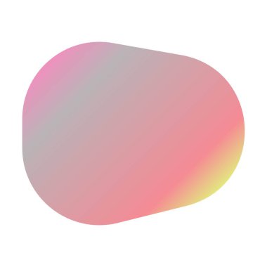 Soyut Gradyan Akışkan Şekil Ögesi Modern Renkli Blob Vektörü İllüstrasyonu