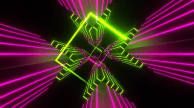 Pürüzsüz akış resimleriyle soyut bir arkaplan üzerinde heyecan verici VJ döngüsü. Dinamik bir atmosfer yaratmak, canlı performansları artırmak veya görsel projelerinize canlı renkler eklemek için ideal.