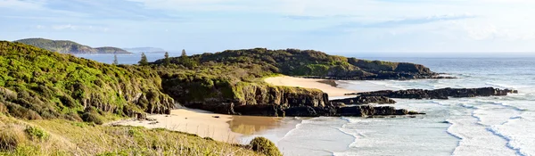 Litoral da praia australiana em 'Crescent Head' — Fotografia de Stock