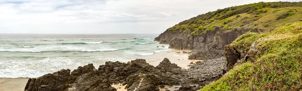 Costa de playa australiana en 'Crescent Head' —  Fotos de Stock