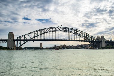 Sydney Harbour Bridge - also called: 'the coat hanger' clipart
