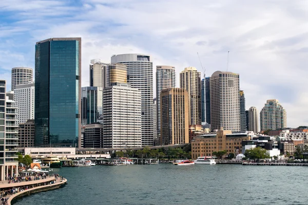 Circular Quay ferry terminal and The Rocks on Sydney Harbour — Stock Photo, Image