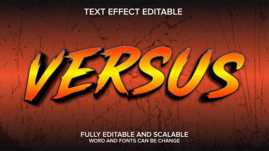 3d metin efekti vektör düzenlenebilir