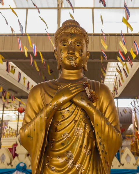 Статуя Будда в храмі — стокове фото