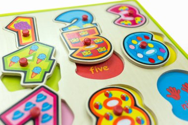 oyuncak Jigsaw ahşap PIN çekti