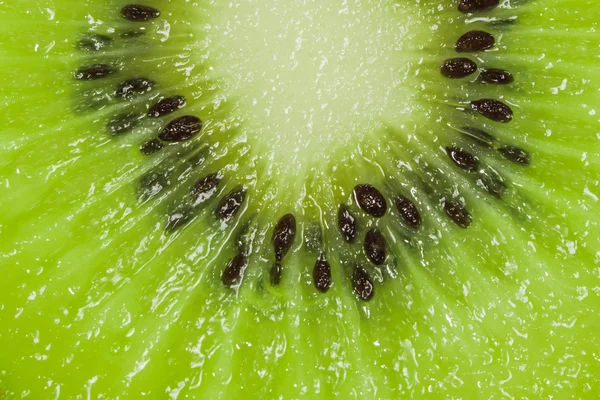 Owoce zielone kiwi makro — Zdjęcie stockowe