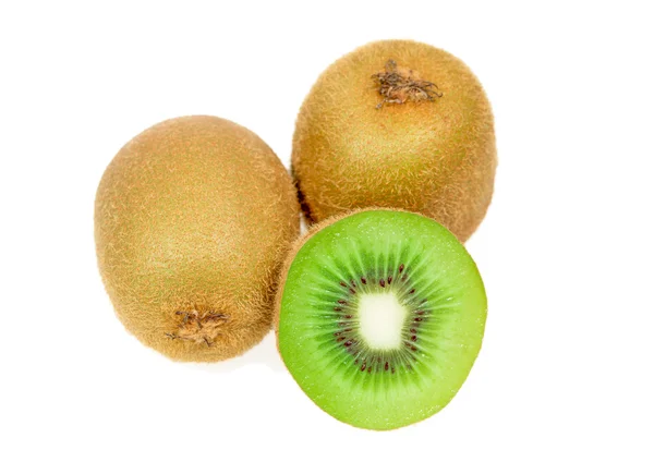 Macro Kiwi fruit gesneden — Stockfoto