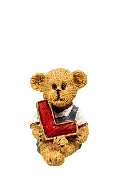 Makro-Teddybär halten l — Stockfoto
