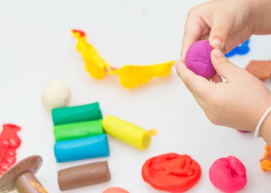 kız mutlu oyun hamuru 