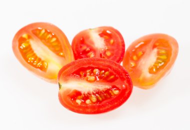 Makro olgun kırmızı domates