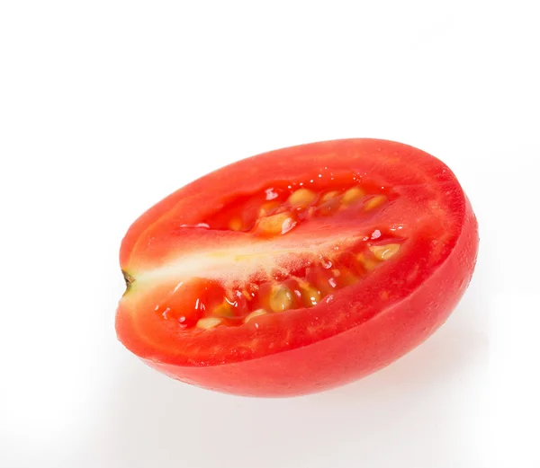 Abstrakte rote Tomate isoliert — Stockfoto