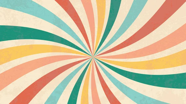 Güneş patlaması Retro Arka plan Muhteşem Yıldız patlaması desenli Grunge dokusu. Vector Illustration, 70 'ler ve 80' ler temalı poster ve kapak tasarımı için harika..